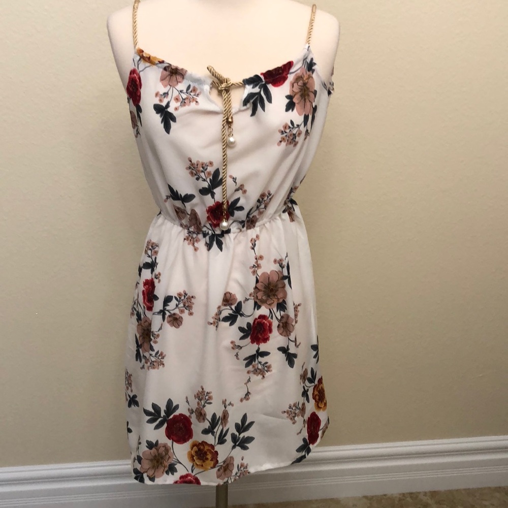 Flower Print Summer Dress